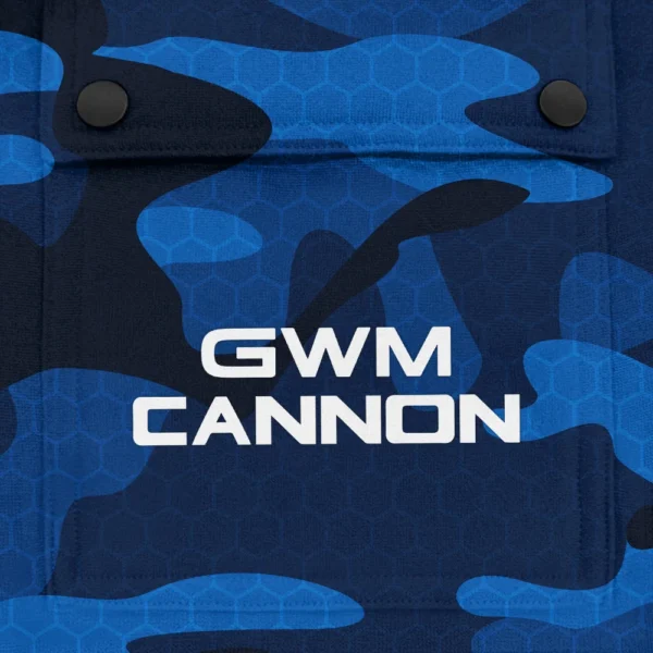Cannon Exclusive Logo Fashion Hoodie Half Zip BLC11625A1CAN - Blue - Image 3