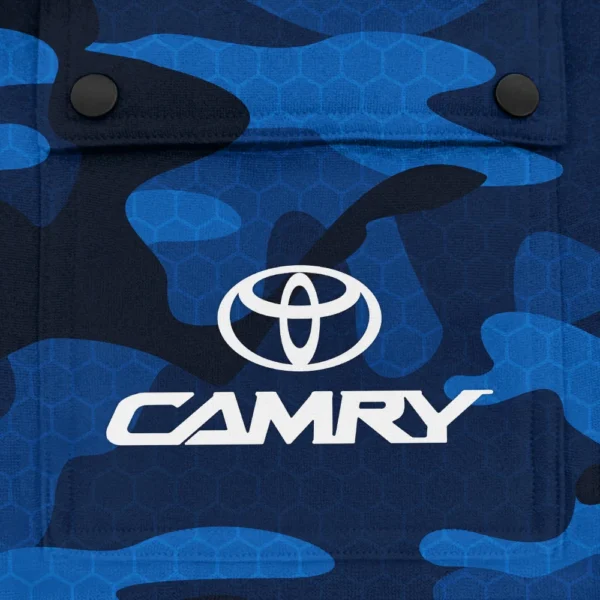 Camry Exclusive Logo Fashion Hoodie Half Zip BLC11625A1CMR - Blue - Image 3