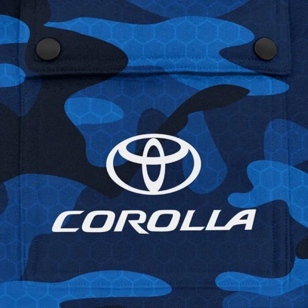 Corolla Exclusive Logo Fashion Hoodie Half Zip BLC11625A1CRL - Blue - Image 3