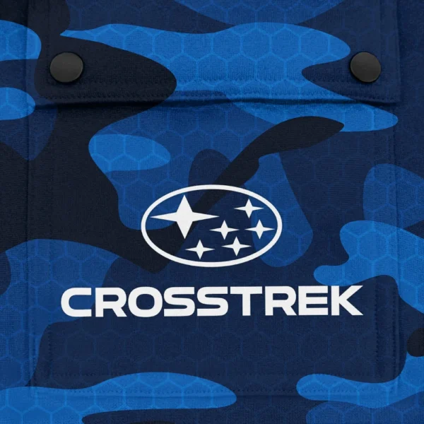 Crosstrek Exclusive Logo Fashion Hoodie Half Zip BLC11625A1CTK - Blue - Image 3