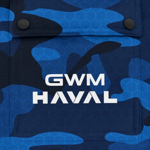 Haval Exclusive Logo Fashion Hoodie Half Zip BLC11625A1HAV - Blue - Image 3