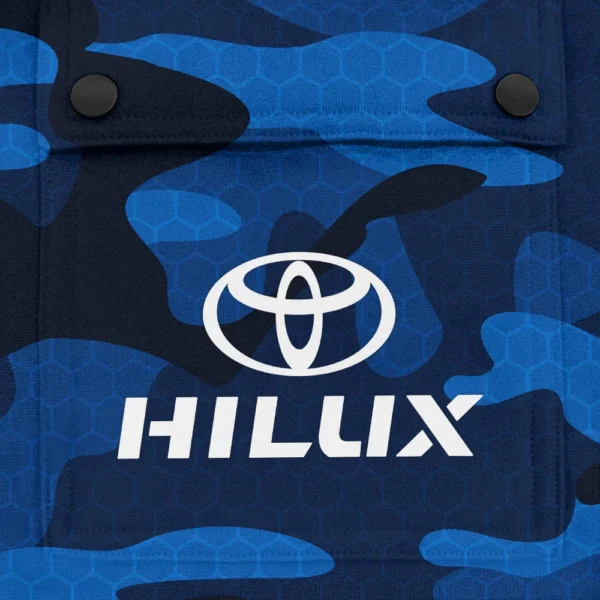 Hilux Exclusive Logo Fashion Hoodie Half Zip BLC11625A1HLX - Blue - Image 3