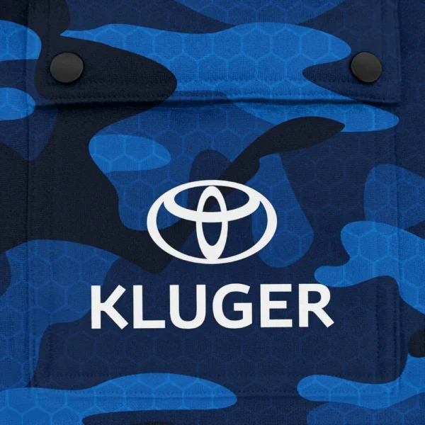 Kluger Exclusive Logo Fashion Hoodie Half Zip BLC11625A1KLG - Blue - Image 3