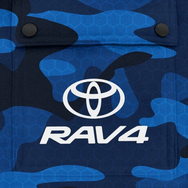 RAV4 Exclusive Logo Fashion Hoodie Half Zip BLC11625A1RAV4 - Blue - Image 3