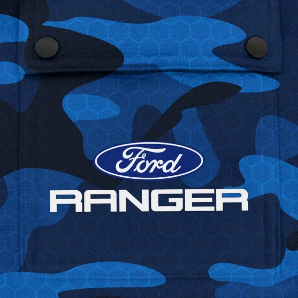 Ranger Exclusive Logo Fashion Hoodie Half Zip BLC11625A1RNG - Blue - Image 3