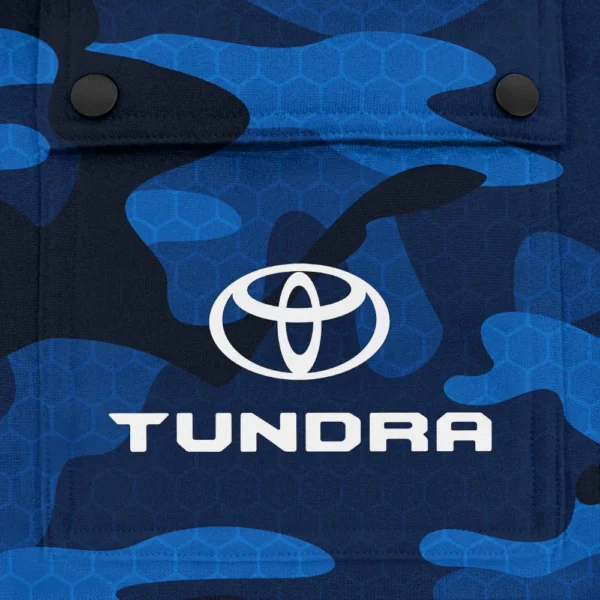 Tundra Exclusive Logo Fashion Hoodie Half Zip BLC11625A1TDR - Blue - Image 3