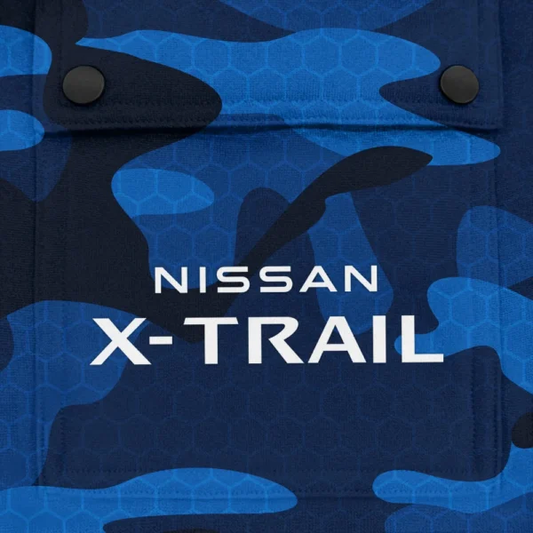 X-Trail Exclusive Logo Fashion Hoodie Half Zip BLC11625A1XTL - Blue - Image 3
