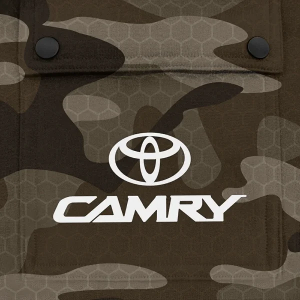 Camry Exclusive Logo Fashion Hoodie Half Zip BLC11625A1CMR - Brown - Image 3