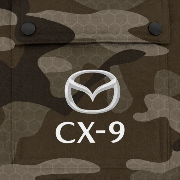 CX-9 Exclusive Logo Fashion Hoodie Half Zip BLC11625A1CX9 - Brown - Image 3