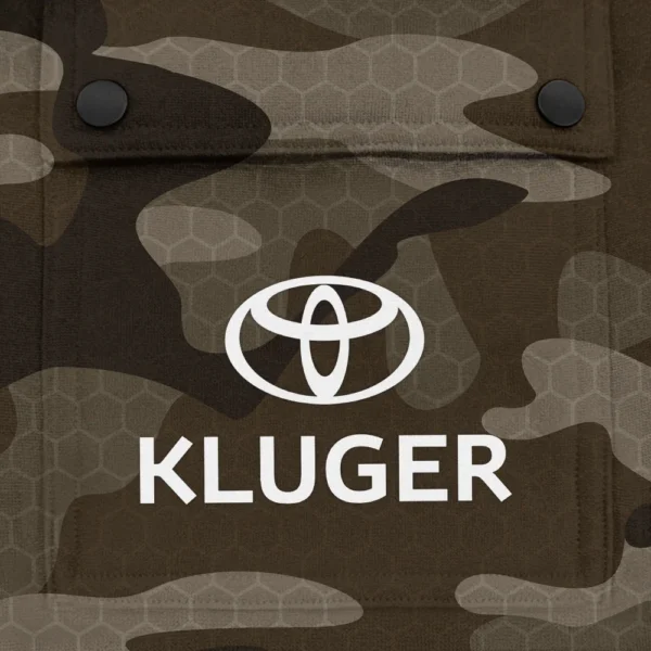 Kluger Exclusive Logo Fashion Hoodie Half Zip BLC11625A1KLG - Brown - Image 3