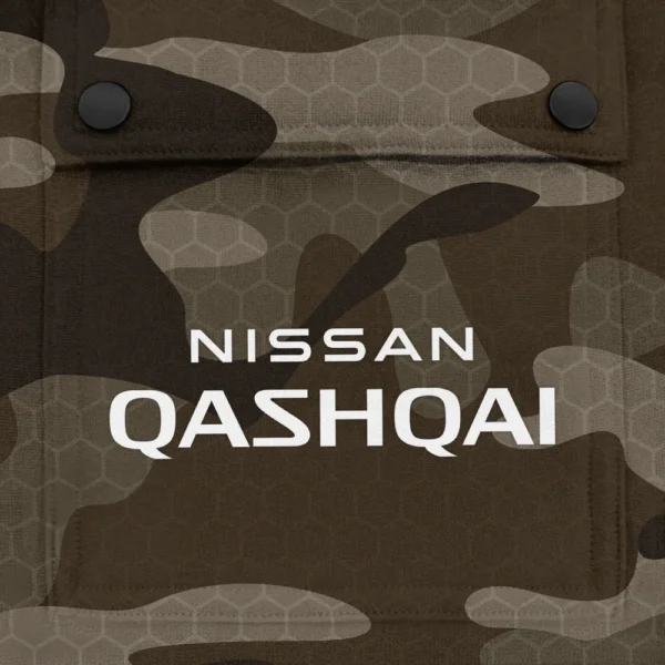 Qashqai Exclusive Logo Fashion Hoodie Half Zip BLC11625A1QQI - Brown - Image 3