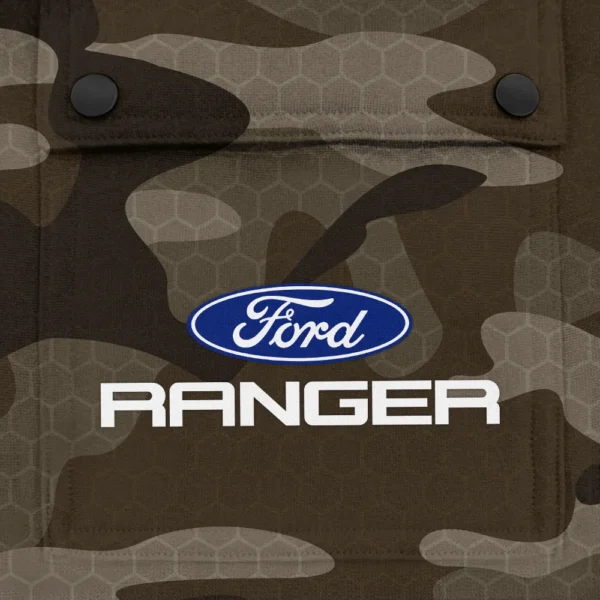 Ranger Exclusive Logo Fashion Hoodie Half Zip BLC11625A1RNG - Brown - Image 3