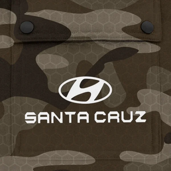 Santa Cruz Exclusive Logo Fashion Hoodie Half Zip BLC11625A1STC - Brown - Image 3