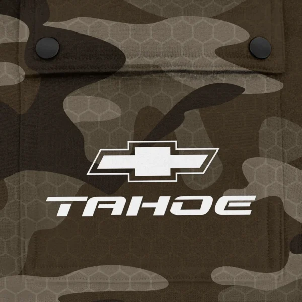 Tahoe Exclusive Logo Fashion Hoodie Half Zip BLC11625A1TAH - Brown - Image 3