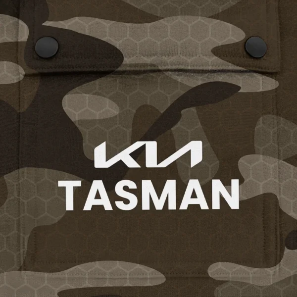 Tasman Exclusive Logo Fashion Hoodie Half Zip BLC11625A1TAS - Brown - Image 3