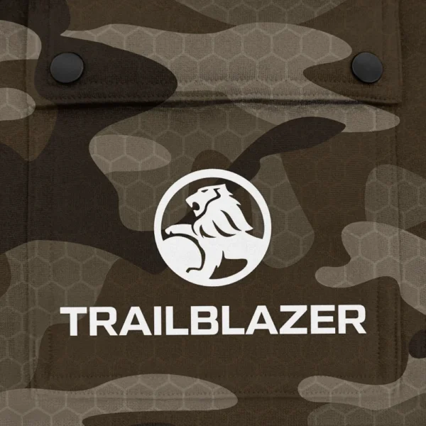 Trailblazer Exclusive Logo Fashion Hoodie Half Zip BLC11625A1TBZ - Brown - Image 3
