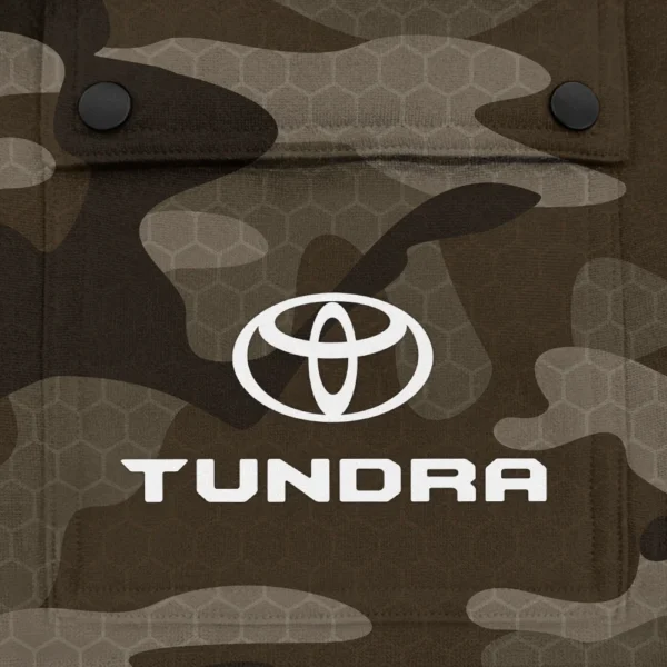 Tundra Exclusive Logo Fashion Hoodie Half Zip BLC11625A1TDR - Brown - Image 3