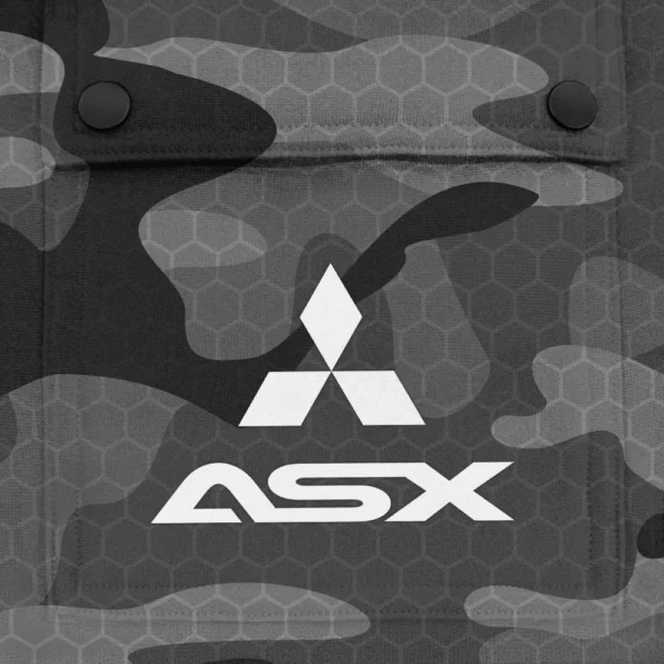 ASX Exclusive Logo Fashion Hoodie Half Zip BLC11625A1ASX - Gray - Image 3
