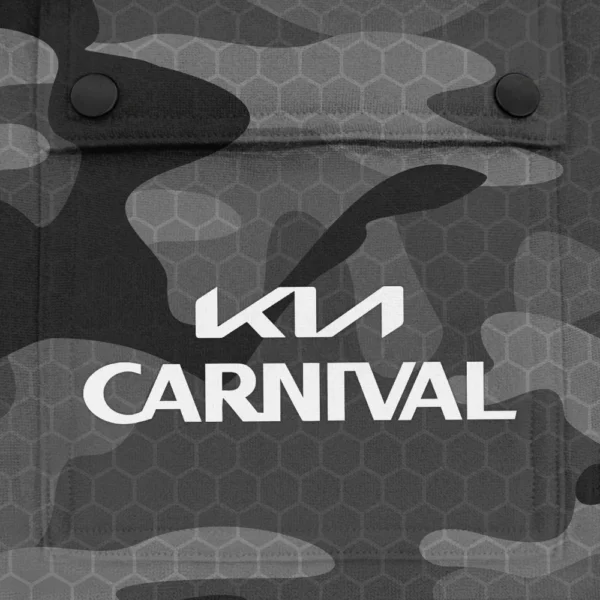 Carnival Exclusive Logo Fashion Hoodie Half Zip BLC11625A1CNV - Gray - Image 3