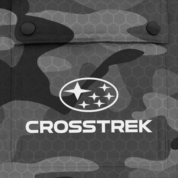 Crosstrek Exclusive Logo Fashion Hoodie Half Zip BLC11625A1CTK - Gray - Image 3