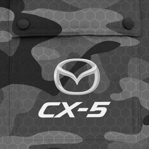CX-5 Exclusive Logo Fashion Hoodie Half Zip BLC11625A1CX5 - Gray - Image 3
