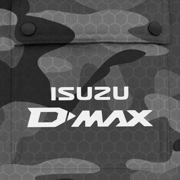 D-MAX Exclusive Logo Fashion Hoodie Half Zip BLC11625A1DMAX - Gray - Image 3