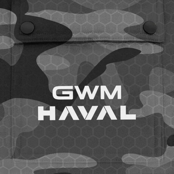 Haval Exclusive Logo Fashion Hoodie Half Zip BLC11625A1HAV - Gray - Image 3