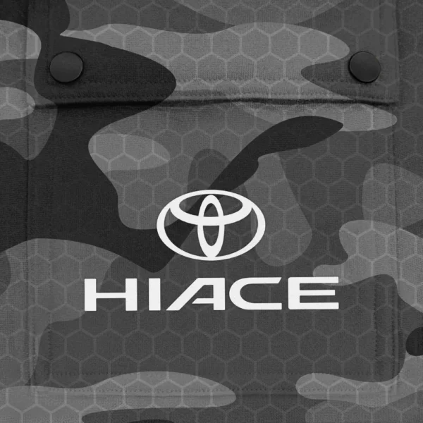 HiAce Exclusive Logo Fashion Hoodie Half Zip BLC11625A1HIA - Gray - Image 3