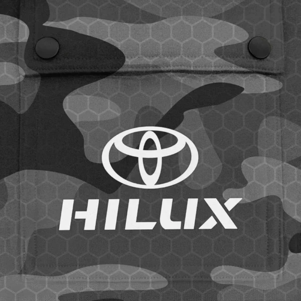 Hilux Exclusive Logo Fashion Hoodie Half Zip BLC11625A1HLX - Gray - Image 3
