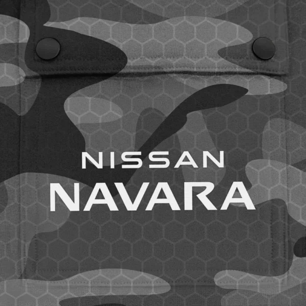 Navara Exclusive Logo Fashion Hoodie Half Zip BLC11625A1NVR - Gray - Image 3