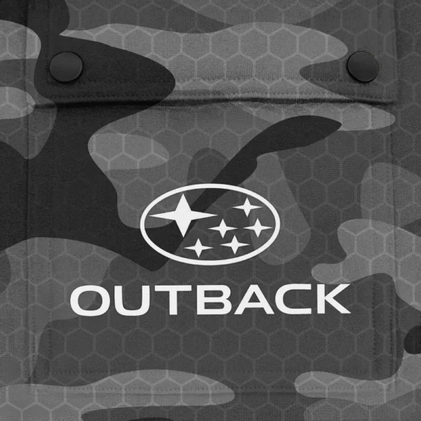 Outback Exclusive Logo Fashion Hoodie Half Zip BLC11625A1OTB - Gray - Image 3