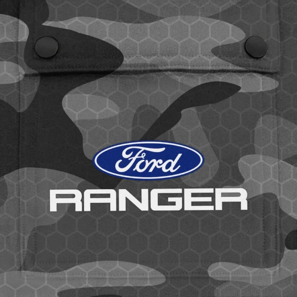 Ranger Exclusive Logo Fashion Hoodie Half Zip BLC11625A1RNG - Gray - Image 3