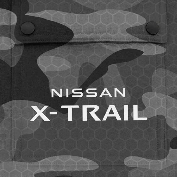 X-Trail Exclusive Logo Fashion Hoodie Half Zip BLC11625A1XTL - Gray - Image 3