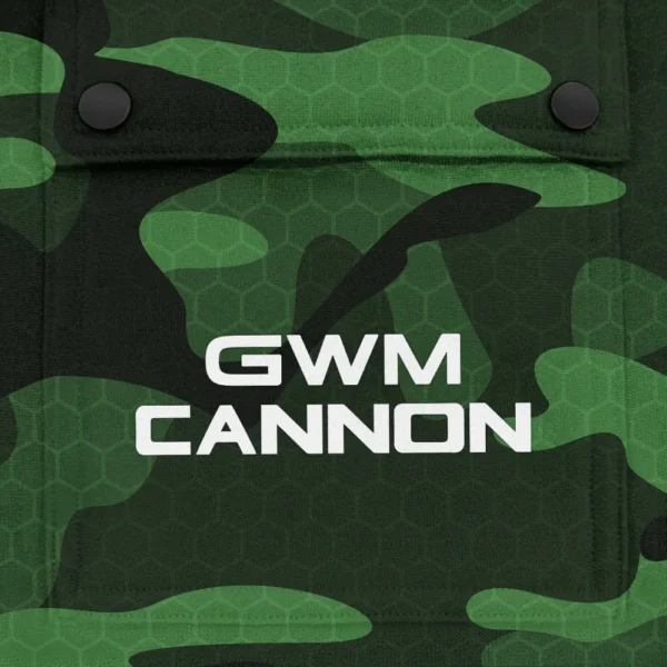 Cannon Exclusive Logo Fashion Hoodie Half Zip BLC11625A1CAN - Green - Image 3