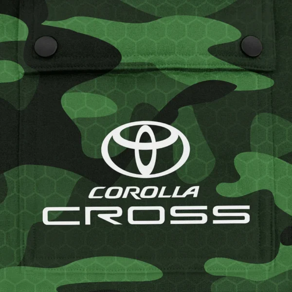 Corolla Cross Exclusive Logo Fashion Hoodie Half Zip BLC11625A1CCR - Green - Image 3
