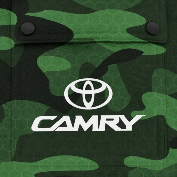 Camry Exclusive Logo Fashion Hoodie Half Zip BLC11625A1CMR - Green - Image 3