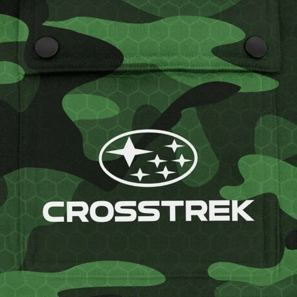 Crosstrek Exclusive Logo Fashion Hoodie Half Zip BLC11625A1CTK - Green - Image 3