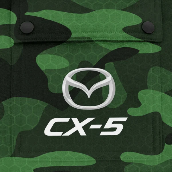 CX-5 Exclusive Logo Fashion Hoodie Half Zip BLC11625A1CX5 - Green - Image 3