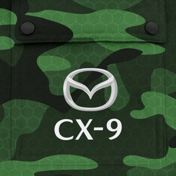 CX-9 Exclusive Logo Fashion Hoodie Half Zip BLC11625A1CX9 - Green - Image 3