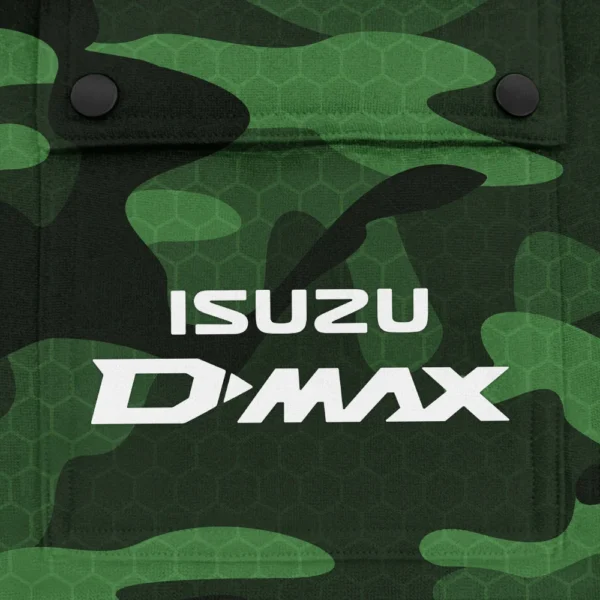 D-MAX Exclusive Logo Fashion Hoodie Half Zip BLC11625A1DMAX - Green - Image 3