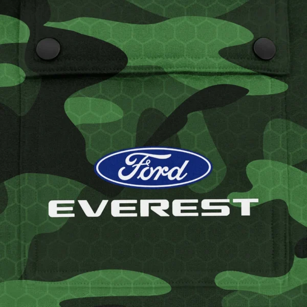 Everest Exclusive Logo Fashion Hoodie Half Zip BLC11625A1EVT - Green - Image 3