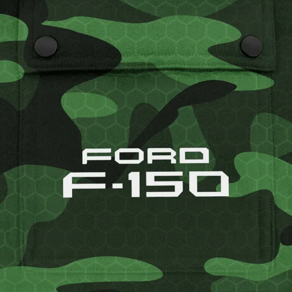 F-150 Exclusive Logo Fashion Hoodie Half Zip BLC11625A1F150 - Green - Image 3