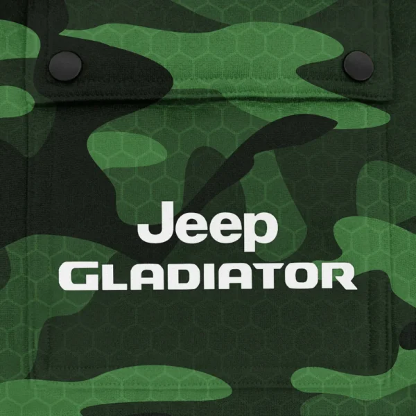 Gladiator Exclusive Logo Fashion Hoodie Half Zip BLC11625A1GDT - Green - Image 3
