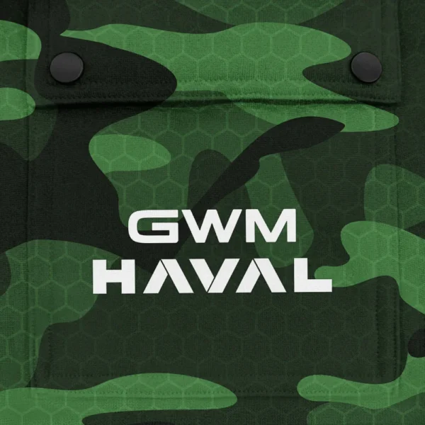 Haval Exclusive Logo Fashion Hoodie Half Zip BLC11625A1HAV - Green - Image 3