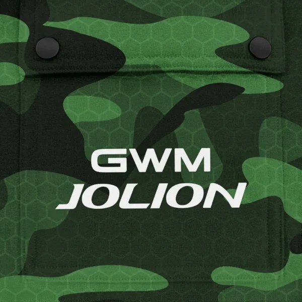 Jolion Exclusive Logo Fashion Hoodie Half Zip BLC11625A1JOL - Green - Image 3