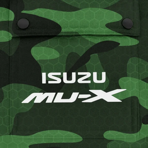 MU-X Exclusive Logo Fashion Hoodie Half Zip BLC11625A1MUX - Green - Image 3