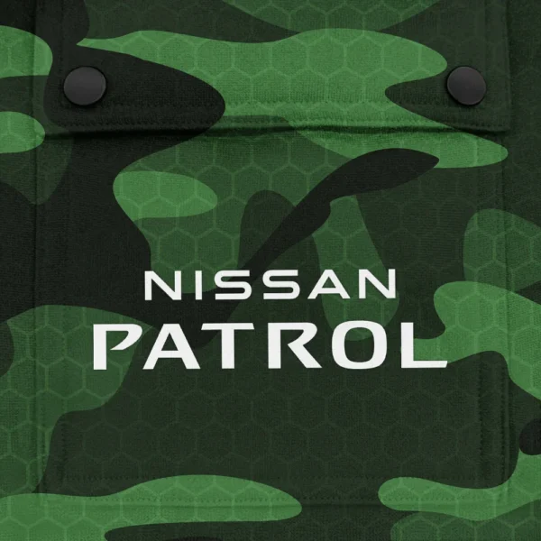 Patrol Exclusive Logo Fashion Hoodie Half Zip BLC11625A1PTL - Green - Image 3