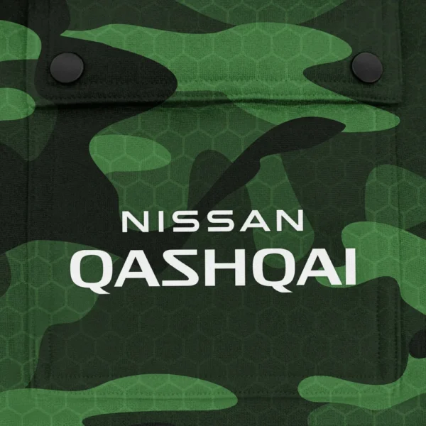 Qashqai Exclusive Logo Fashion Hoodie Half Zip BLC11625A1QQI - Green - Image 3