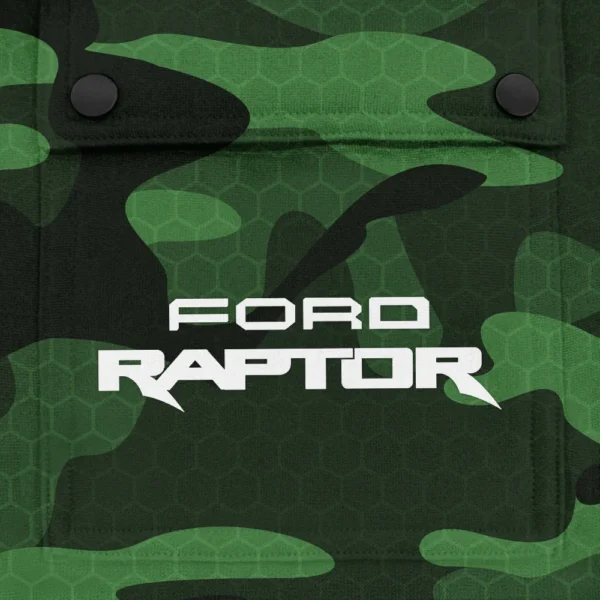 Raptor Exclusive Logo Fashion Hoodie Half Zip BLC11625A1RPT - Green - Image 3