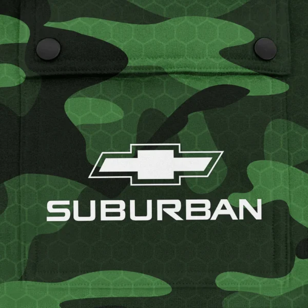 Suburban Exclusive Logo Fashion Hoodie Half Zip BLC11625A1SBB - Green - Image 3